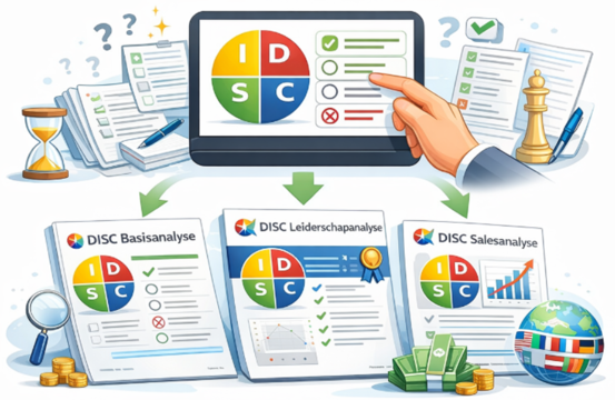 Professionele DISC Analyses - Basis, Sales & Leiderschap