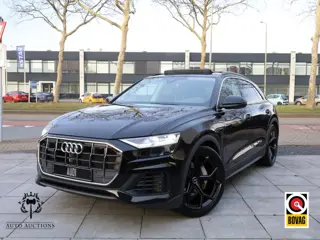 Audi Q8 55 eTFSI Quattro 340PK | Panodak | Vol Leer | Keyless | Camera | Memory 2X | Elektrische kof