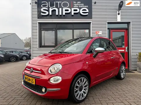Fiat 500 1.2 Mirror -CLIMA-PANORAMADAK-PARKEERSENSOREN ACHTER-CRUISECONTROL-LICHT + REGENSENSOR-BLUE