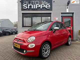 Fiat 500 1.2 Mirror -CLIMA-PANORAMADAK-PARKEERSENSOREN ACHTER-CRUISECONTROL-LICHT + REGENSENSOR-BLUE