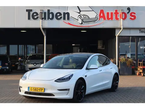 Tesla Model 3 Performance AWD 75 kWh SOH 89%, BTW Auto, Autopilot computer 3.0, Lederen interieur, 3