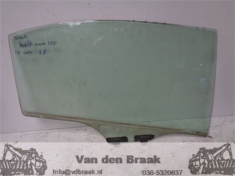 Honda Civic 4 deurs 2006-2011 Ruit portier rechts achter
