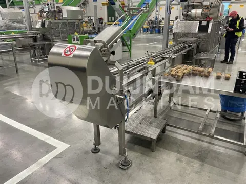 G. Mondini E 350 VG top seal verpakkingsmachine met ontnester