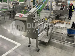 G. Mondini E 350 VG top seal verpakkingsmachine met ontnester