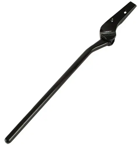 Esge Standaard Achtervork Pletscher Aluminium 28 Inch Zwart