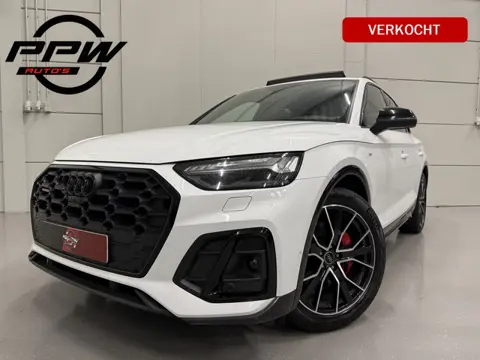 Audi Q5 55 TFSI e quattro 3x S-Line PANO/LUCHTVERING/TREKHAAK/HEAD-UP/ACC/360CAMERA/KEYLESS/20"AUDI-