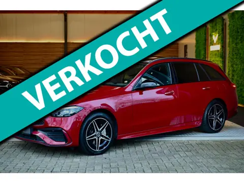 Mercedes-Benz C-klasse Estate 300 e AMG Line - Stoelventilatie - Memory - Distronic - HUD - Volleer 
