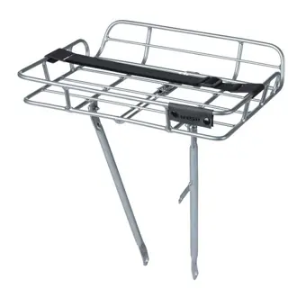 Basil Voordrager Met Rand 26 28 Inch Portland Aluminium Naturel