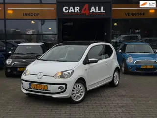 Volkswagen Up! 1.0 high up! BlueMotion PANO/LEDER/NAVI/PDC/CRUISE/AIRCO/LEDERENSTUUR/VELGEN/APK 28-0
