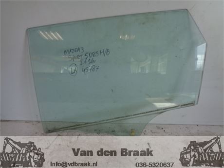Mazda 3 5 deurs 2003-2009 Portierraam links achter