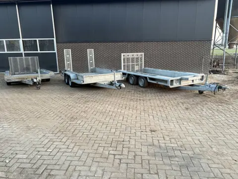 Aanhangwagen oprijwagen machinetransporter  aanhanger hulco henra hapert