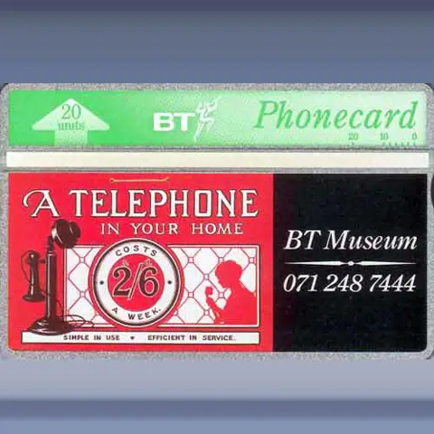 BT Museum, a telephone.... (1992)