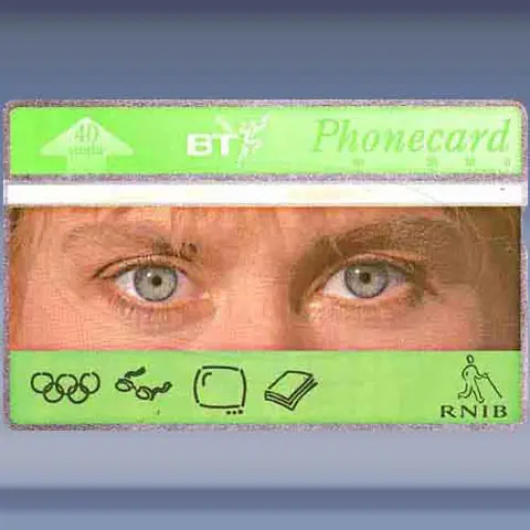 RNIB, eyes Sharron Davies (september-1993)