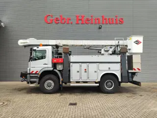 Mercedes-Benz Axor 1824 4x4 Versalift VO-355-MHI Winch 69 kV Topcondition German Truck!