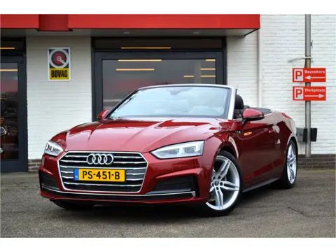 Audi A5 Cabriolet 2.0 TFSI Launch Edition, S-Line, Automaat Uniek ! 29.000 km NL geleverde auto, 1e 