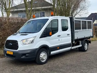 Ford Transit 350 2.2 125PK DC driezijdige kipper | dubbellucht