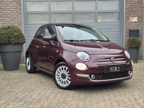 Fiat 500 0.9 TwinAir Turbo Lounge Panoramadak, Navigatie. In werkelijke nieuwstaat.