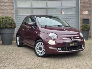 Fiat 500 0.9 TwinAir Turbo Lounge Panoramadak, Navigatie. In werkelijke nieuwstaat.