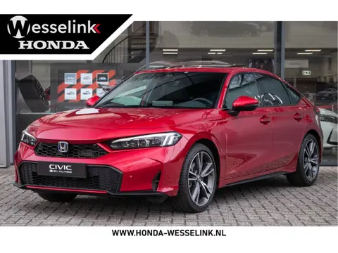 Honda Civic 2.0 e:HEV Advance - Cons. prijs rijklaar | Schuifdak | Navi | Leder
