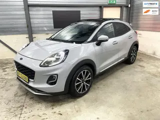 Ford Puma 1.0 EcoBoost Hybrid Titanium full option 1ste eigenaar dealer onderhouden trekhaak panodak