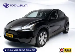 Tesla Model Y RWD 58 kWh | Panoramadak | Stoel-stuurverwarming | Zwart leder | Navigatie | Extra get