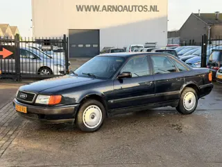 Audi 100 2.3 E, NL AUTO, 2E EIGENAAR, APK TOT 10-12-2027, STUURBEKRACHTIGING, TREKHAAK, YOUNGTIMER