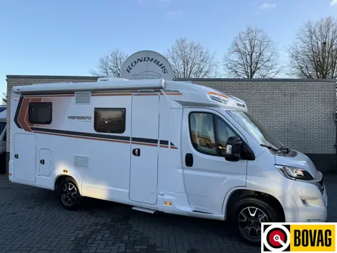Weinsberg CaraCompact Pepper Edition 600 MEG 140 pk Euro 6 Fiat Ducato 8 **Enkele bedden/Fietsendrag