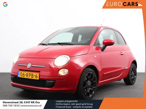 Fiat 500 0.9 TwinAir 80pk Plus | Airco | Lichtmetalen Velgen | Half leder | Spoiler | 44147 km!