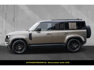 Land Rover Defender 3.0 D200 110 SE Grijs Kenteken Luchtvering Trekhaak Stoelverwarming LED 19 Inch 