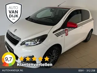 Peugeot 108 1.0 e-VTi Lion Edition AIRCO GROOT SCHERM CAMERA STOELVERW LED ELEK RAMEN CENT VERG SPAR