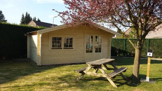 Tuinhuis-Blokhut 4x4: 440 x 440 x 265 (h) cm