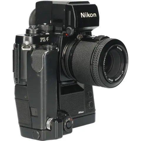 Tweedehands Nikon F3AF met DX-1 en 80mm f/2.8 CM3795