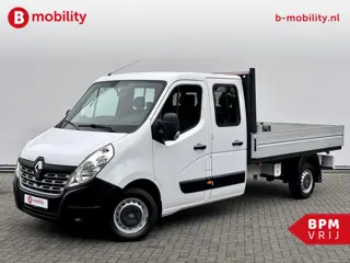 Renault Master T35 2.3 dCi 145PK L3 Pick-Up Dubbel Cabine Laadbak | 6-Persoons | Airco | Bluetooth T