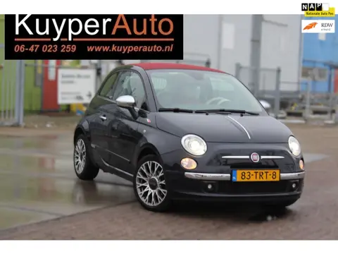 Fiat 500 C 0.9 TwinAir Lounge AUTOMAAT CABRIO LEDER PARKEERSENSOREN