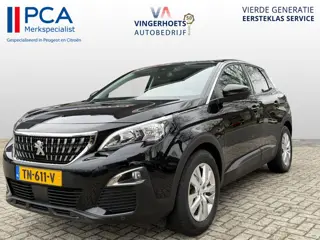 Peugeot 3008 130 Pk Benzine * Luxe Uitvoering * Zwart Lederen Bekleding * Navigatie * Trekhaak * Cli