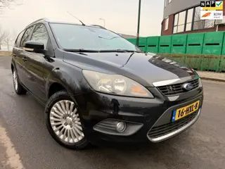 Ford Focus Wagon 1.8 Titanium BJ 2009 AIRCO/CRUISE/NAVI Flexi Fuel ZEER NETJES !!
