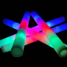 LED FOAMSTICK MULTICOLOR 48CM LANG / DIA 3CM