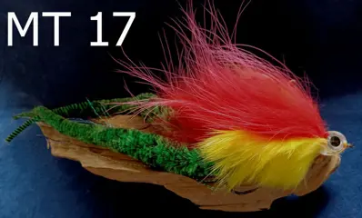 Dubbele Magnum Variegated Two Tone Dragon Tail snoekstreamers