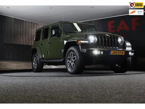 Jeep WRANGLER UNLIMITED 4xe 380 80th Anniversary / Acc / 360 Camera / Dode Hoek / Leder / Navi / Ecc