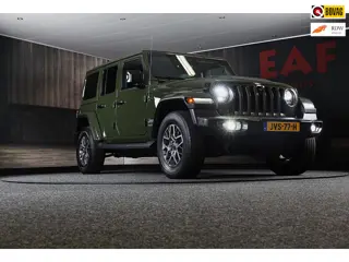 Jeep WRANGLER UNLIMITED 4xe 380 80th Anniversary / Acc / 360 Camera / Dode Hoek / Leder / Navi / Ecc
