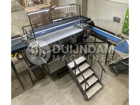 Tarend rollenleesband 300 x 100 cm roestvrij staal met verzinkte rollen