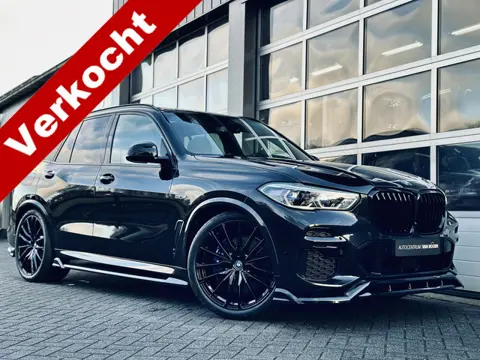 BMW X5 xDrive45e | Dark Label | Panodak | Luchtvering | Beige leer | 360 camera | Head Up | Laser ko