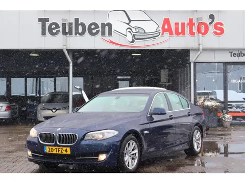 BMW 5-serie 520i High Executive Lederen interieur, Climate control, Cruise control, Navigatie