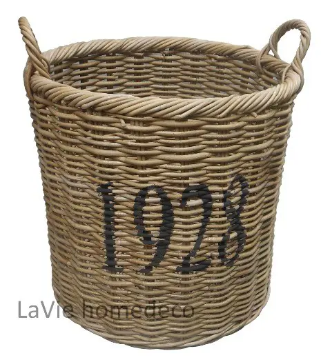 Grote ronde mand van riet 1928