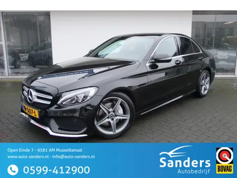 Mercedes-Benz C-Klasse 180 Business Solution AMG/ 9G/ LED/ All-season/ Stoelverwarming/ Dodehoek ass