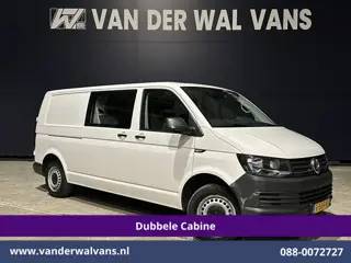 Volkswagen Transporter 2.0 TDI 150pk L2H1 Dubbele cabine Euro6 Airco | 6-Zits | 2500kg Trekhaak | Na