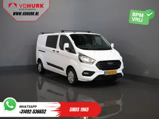 Ford Transit Custom 2.0 TDCI L2 Trend DC Dubbel Cabine BPM VRIJ! Stoelverw./ Carplay/ 2.7t Trekverm.