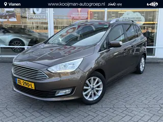 Ford Grand C-Max 1.0 Titanium 7p. Zeer zuinige auto, met veel opties en 7 zitplaatsen! ideale gezins