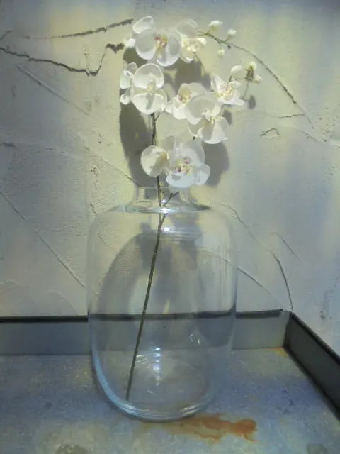 VAAS HELDER GLAS KARA 35 X DIA 25 CM NIEUW