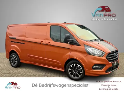 FORD TRANSIT CUSTOM 2.0 TDCi 185PK L2 Orange Sport EDITION / Leder / Trekhaak / Navi / Cruise